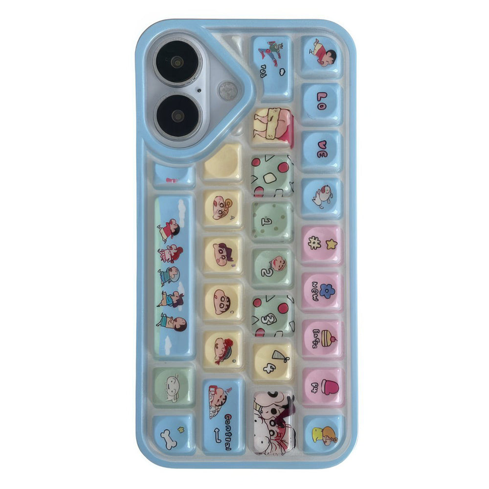 VILZSTUDIOS Charming keyboard aesthetic phone case with pastel colors