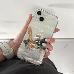 VILZSTUDIOS Stylish Life Sucks iPhone Case for trendy protection