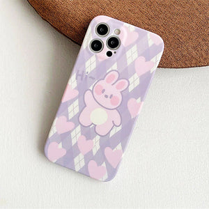 VILZSTUDIOS Stylish argyle phone case for iPhone