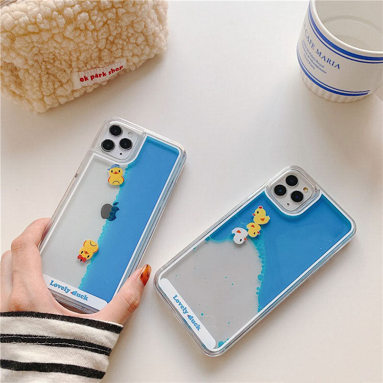 VILZSTUDIOS Floating Ducks Liquid iPhone Case for stylish protection