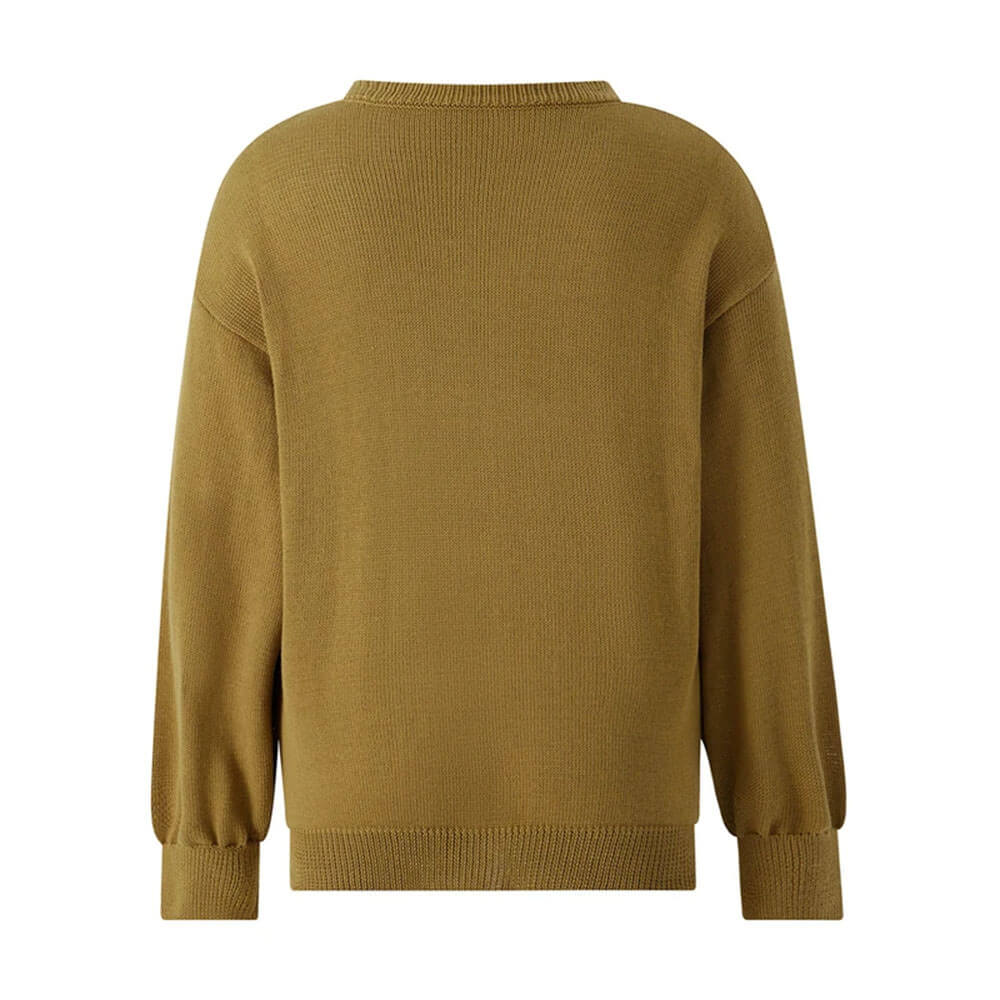 VILZSTUDIOS Knit pullover with plaid star patch