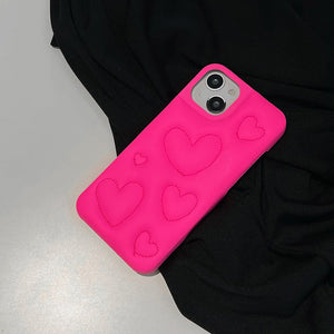 VILZSTUDIOS Stylish heart puffer phone case