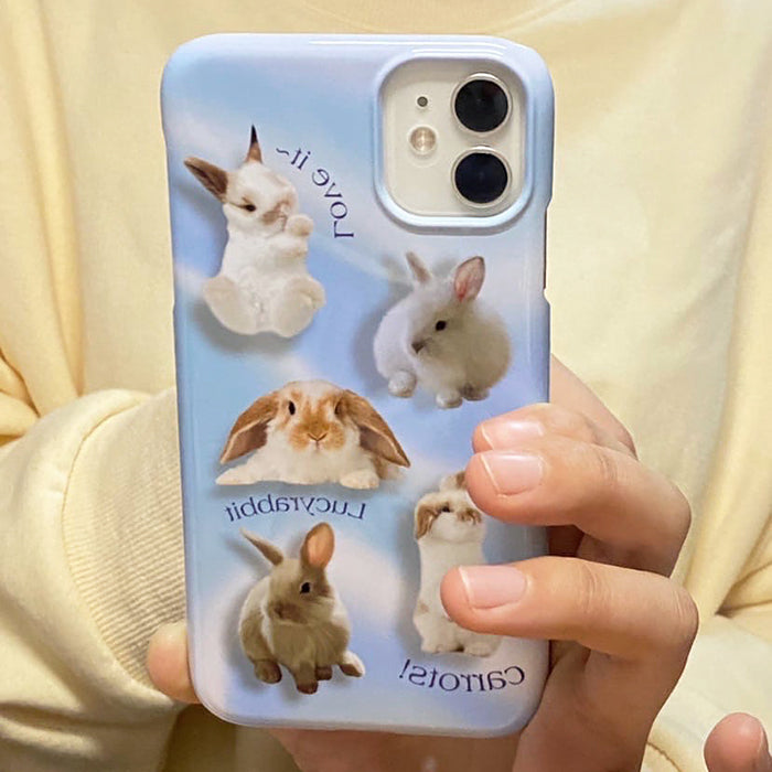 VILZSTUDIOS Adorable rabbit-themed phone case