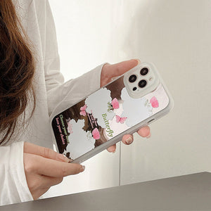 VILZSTUDIOS Butterfly mirror iPhone case for stylish protection