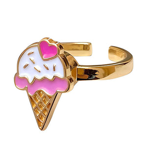 VILZSTUDIOS Ice cream themed spin ring for stylish relaxation