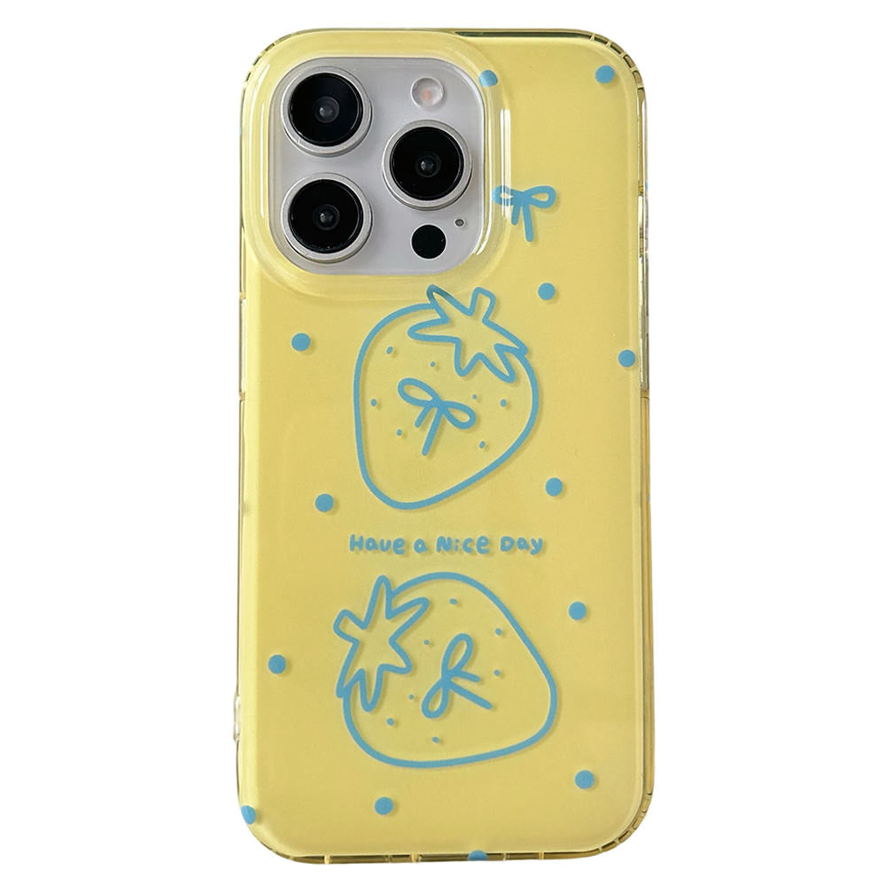 VILZSTUDIOS Stylish strawberry iPhone case for protection and design