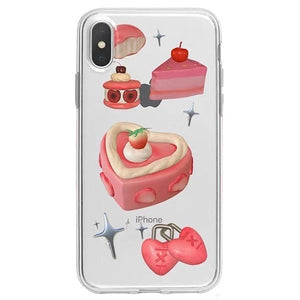 VILZSTUDIOS Stylish iPhone case with heart cake design