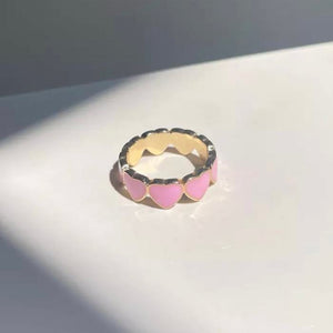 VILZSTUDIOS Stylish ring with heart design