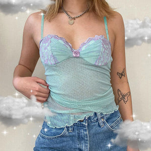 VILZSTUDIOS Stylish baby blue tank top for streetwear fashion