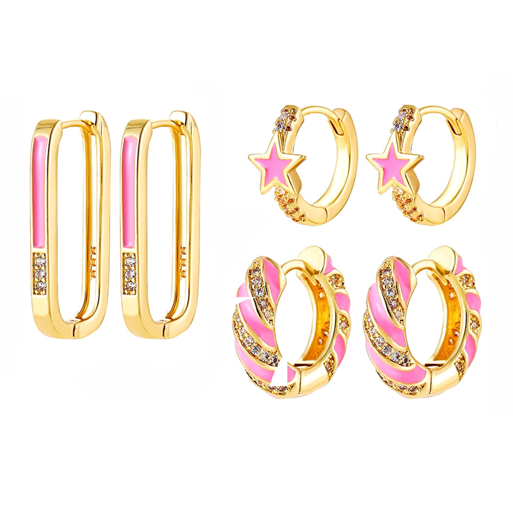 VILZSTUDIOS Earring set featuring three distinct pairs