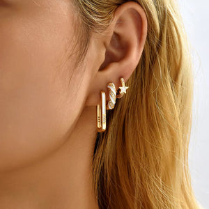 VILZSTUDIOS Earring set featuring three distinct pairs