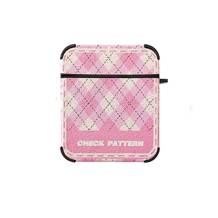 VILZSTUDIOS Checkered design airpods case for stylish protection