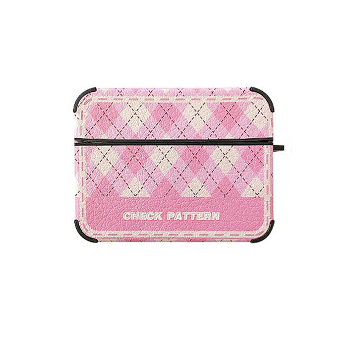 VILZSTUDIOS Checkered design airpods case for stylish protection