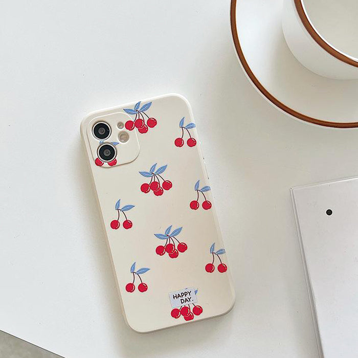 VILZSTUDIOS Cherry patterned iPhone case for stylish protection