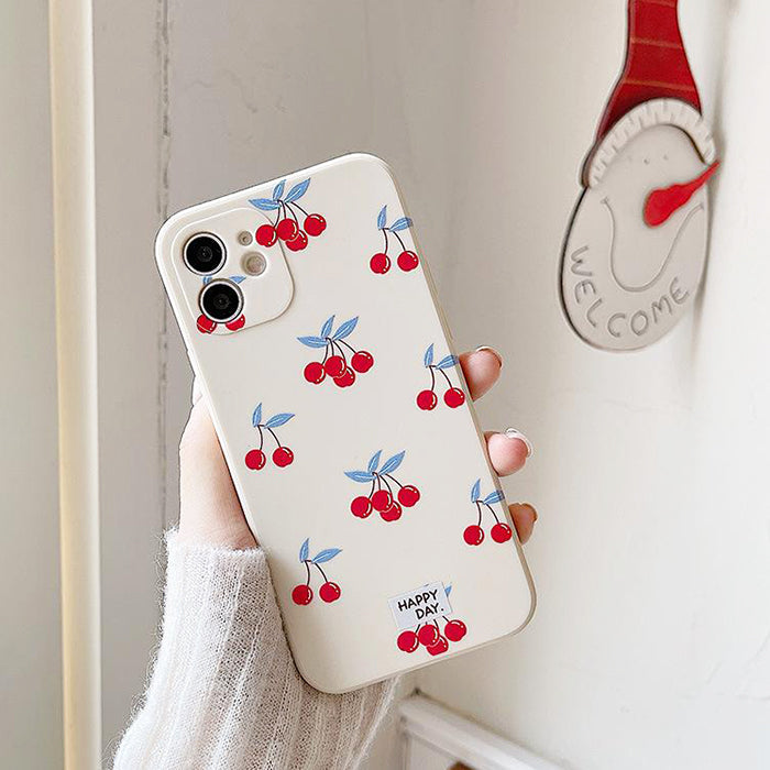 VILZSTUDIOS Cherry patterned iPhone case for stylish protection