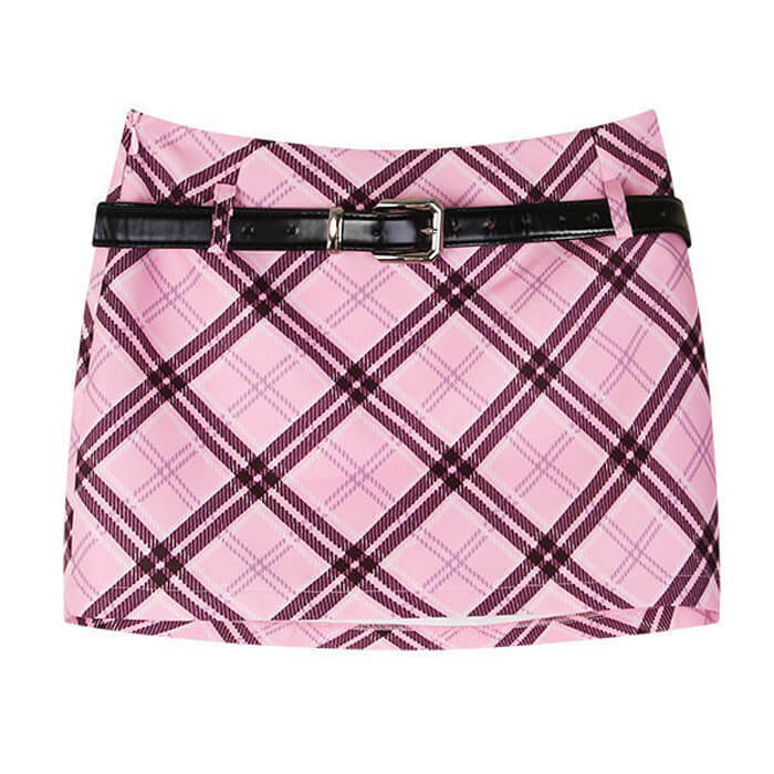 VILZSTUDIOS Chic pink mini skirt from VILZSTUDIOS