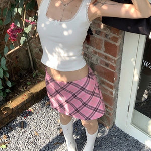 VILZSTUDIOS Chic pink mini skirt from VILZSTUDIOS
