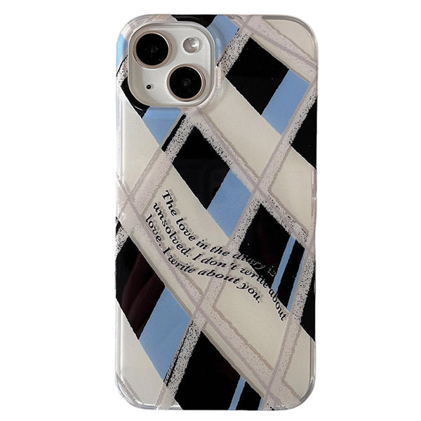 VILZSTUDIOS Stylish Argyle iPhone Case