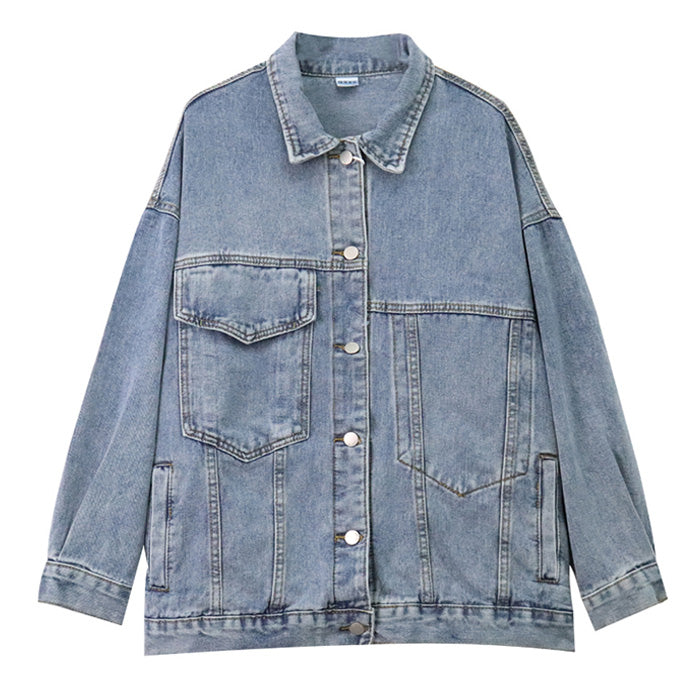 VILZSTUDIOS Chic asymmetrical denim jacket from VILZSTUDIOS