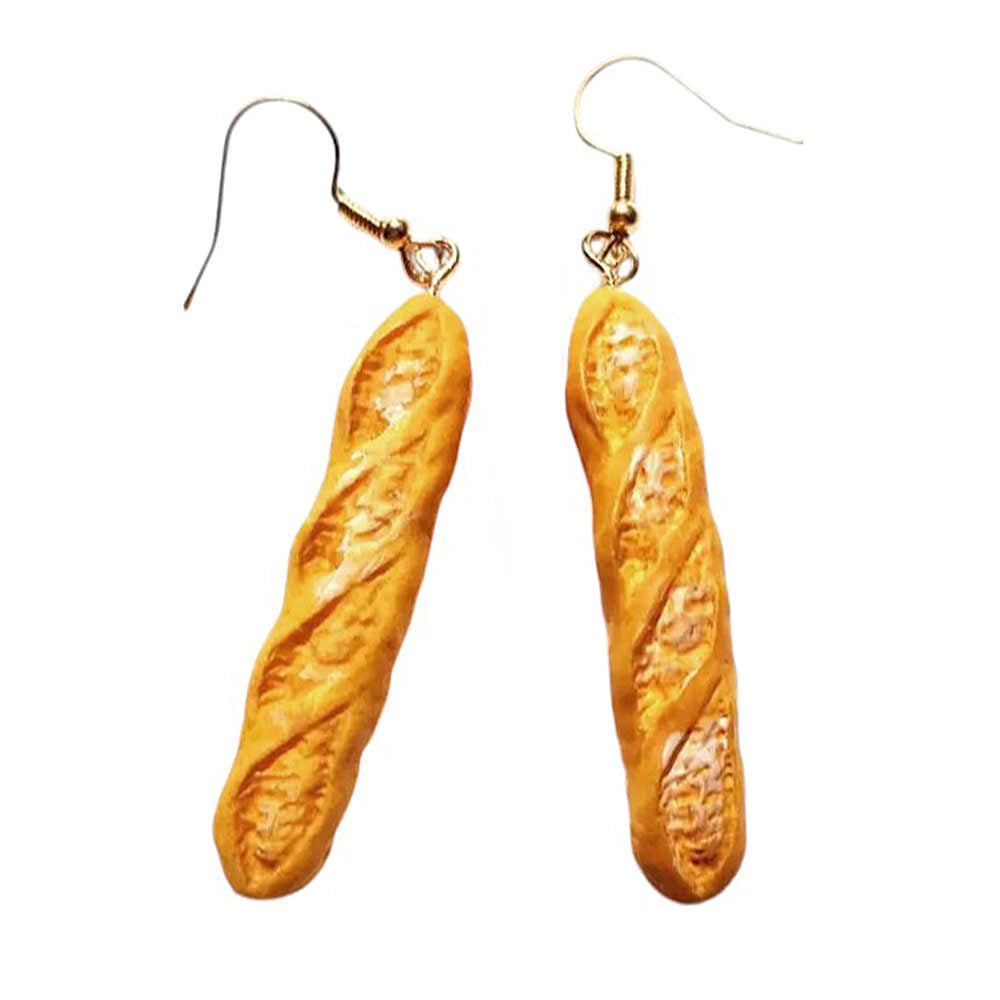 VILZSTUDIOS Stylish earrings inspired by baguette bread design
