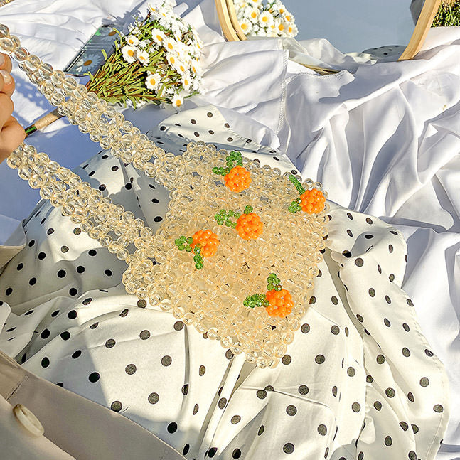 VILZSTUDIOS Stylish beaded handbag for fashion enthusiasts
