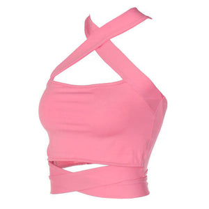 VILZSTUDIOS Chic tie crop top for fashion enthusiasts