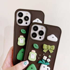 VILZSTUDIOS Stylish iPhone case with plant design