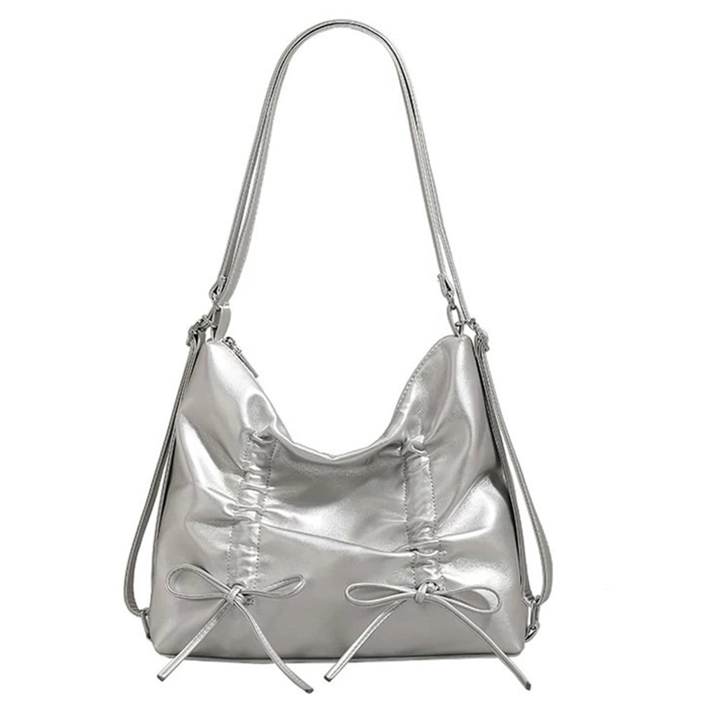 VILZSTUDIOS Stylish shoulder bag with bow accents