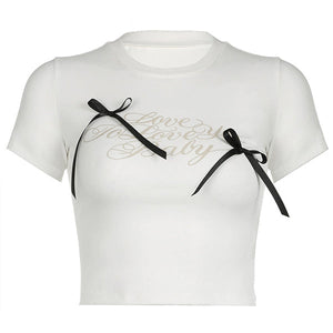 VILZSTUDIOS Chic crop top with bow details