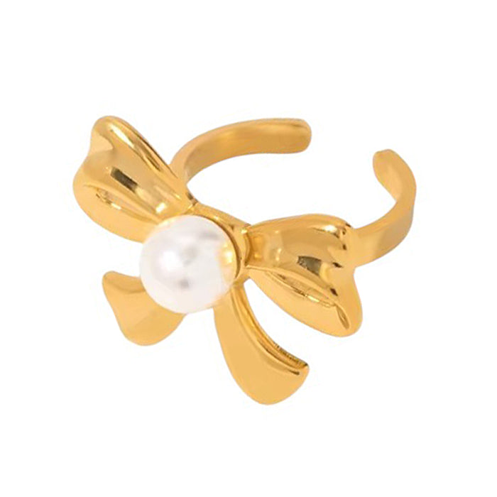 VILZSTUDIOS Stylish ring with a bow design