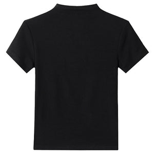 VILZSTUDIOS Chic bow embroidery cropped top from VILZSTUDIOS