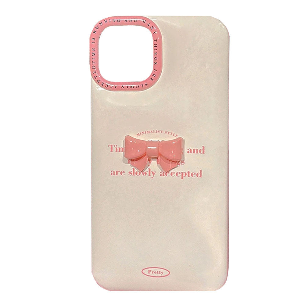 VILZSTUDIOS Korean aesthetic iPhone case with bow design