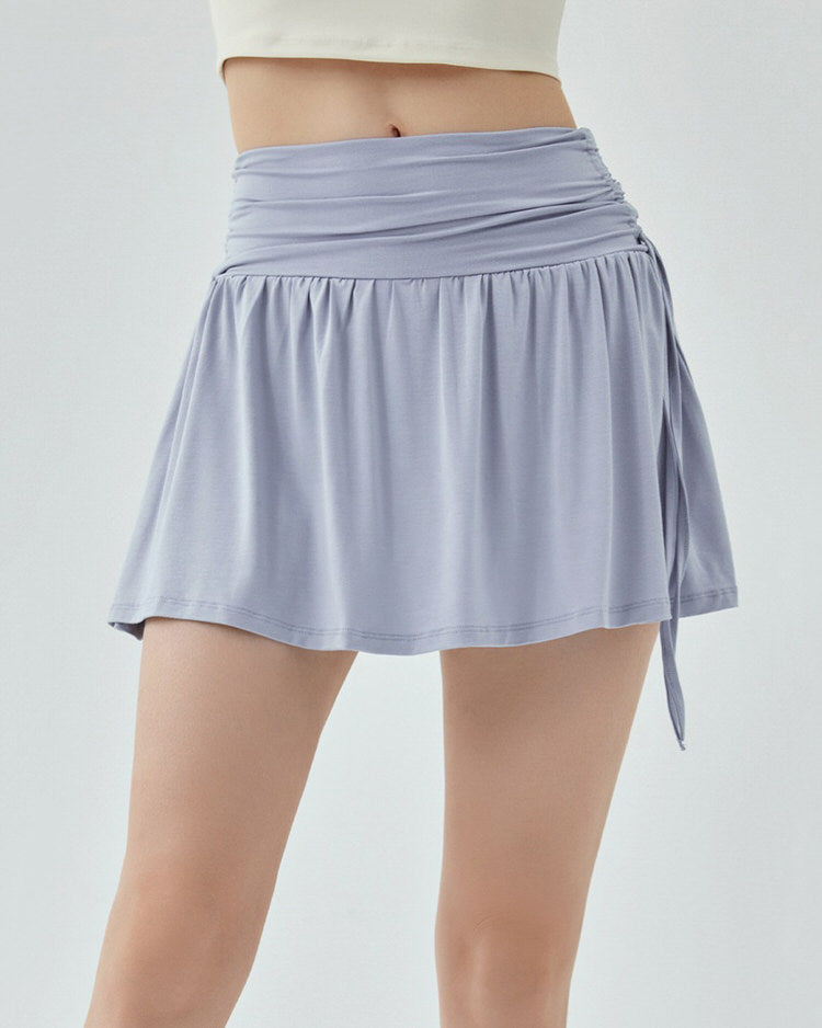 VILZSTUDIOS Chic lavender tennis skirt with decorative bows