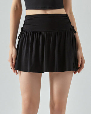 VILZSTUDIOS Stylish mini tennis skirt with bows