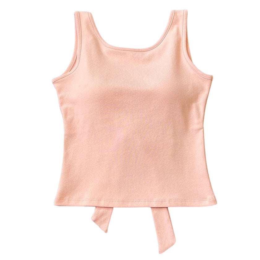 VILZSTUDIOS Stylish built-in cup bow top for casual wear