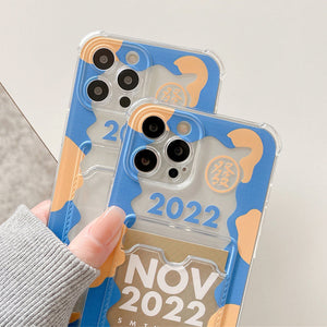 VILZSTUDIOS Stylish iPhone case with calendar card design