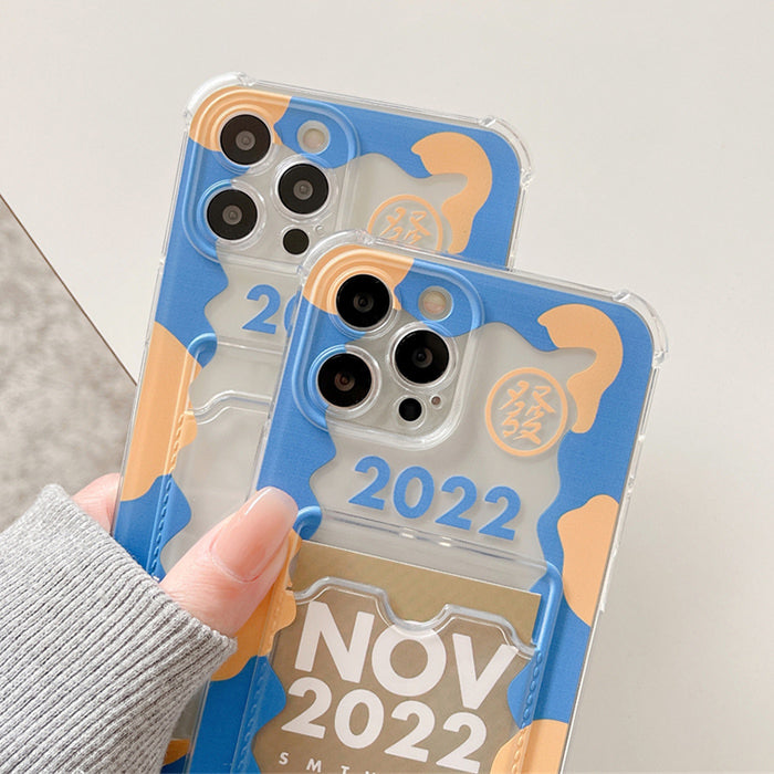 VILZSTUDIOS Stylish iPhone case with calendar card design