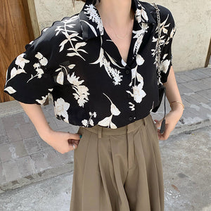 VILZSTUDIOS Casual plant-themed shirt for everyday wear