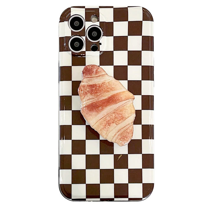 VILZSTUDIOS Stylish checker pattern iPhone case for protection
