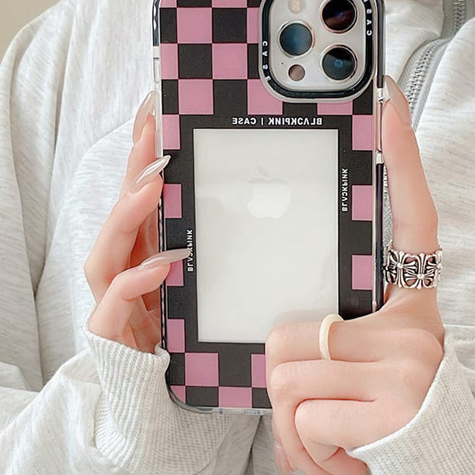 VILZSTUDIOS Trendy checkerboard phone case for protection