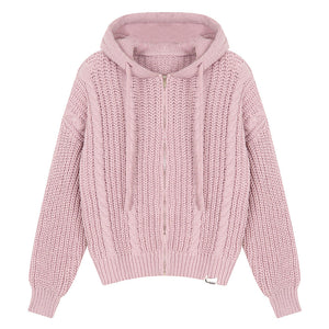 VILZSTUDIOS Cozy knit hoodie from VILZSTUDIOS