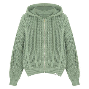 VILZSTUDIOS Cozy knit hoodie from VILZSTUDIOS
