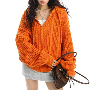 VILZSTUDIOS Cozy knit hoodie from VILZSTUDIOS