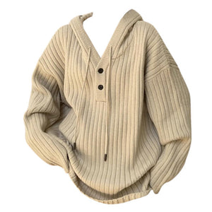 VILZSTUDIOS Cozy knit hoodie from VILZSTUDIOS