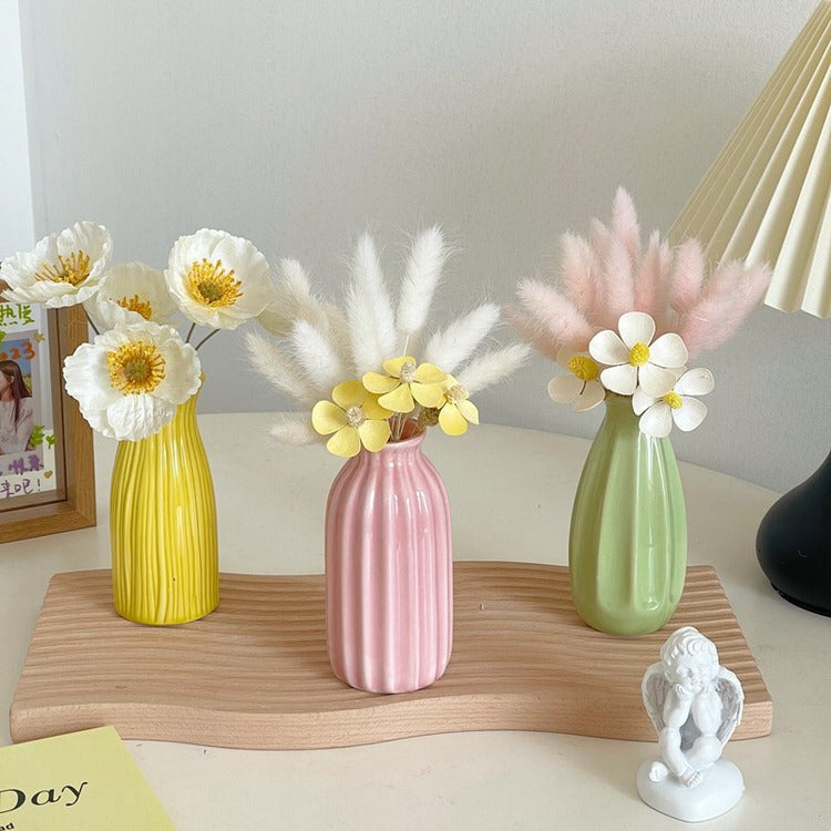 VILZSTUDIOS Chic pastel flower vase for home decor