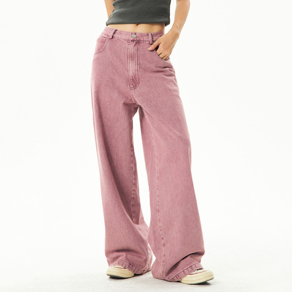 VILZSTUDIOS Chic loose fit jeans in dusty pink