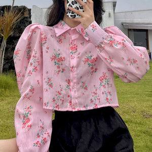 VILZSTUDIOS Floral design shirt from VILZSTUDIOS