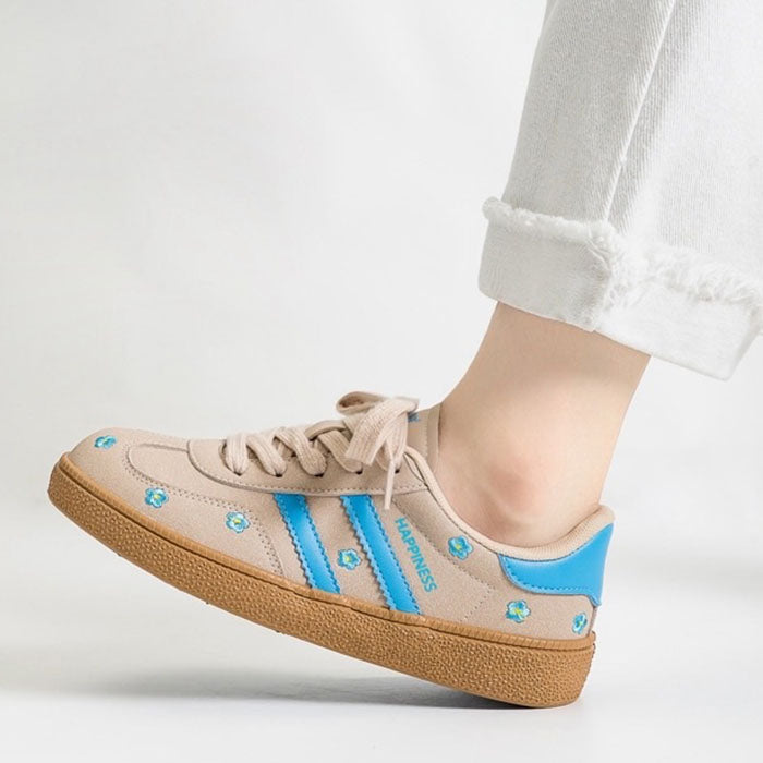 VILZSTUDIOS Floral embroidered sneakers from VILZSTUDIOS