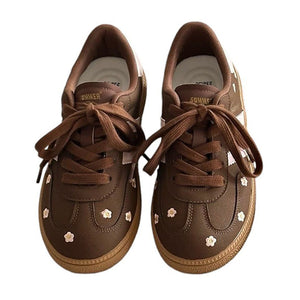 VILZSTUDIOS Floral embroidered sneakers from VILZSTUDIOS