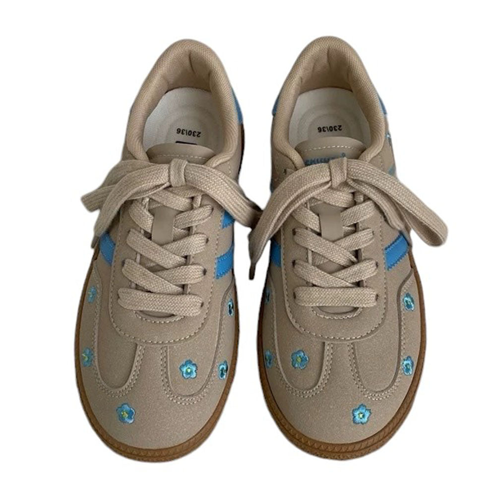 VILZSTUDIOS Floral embroidered sneakers from VILZSTUDIOS